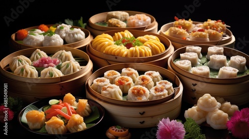 dim cuisine chinese food diverse illustration dumplings noodles, rice fry, tofu soy dim cuisine chinese food diverse