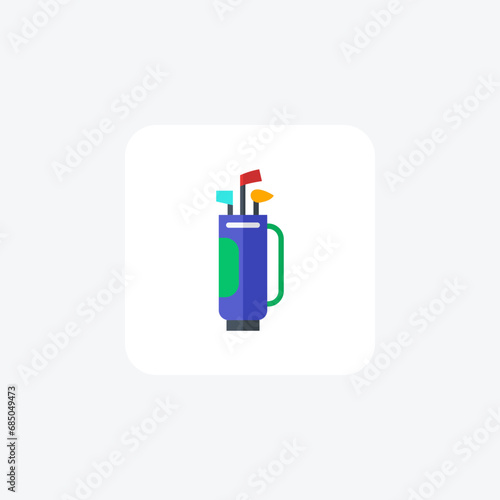 Golf Club, Golfing Haven, Luxurious, Tranquil, flat color icon, pixel perfect icon