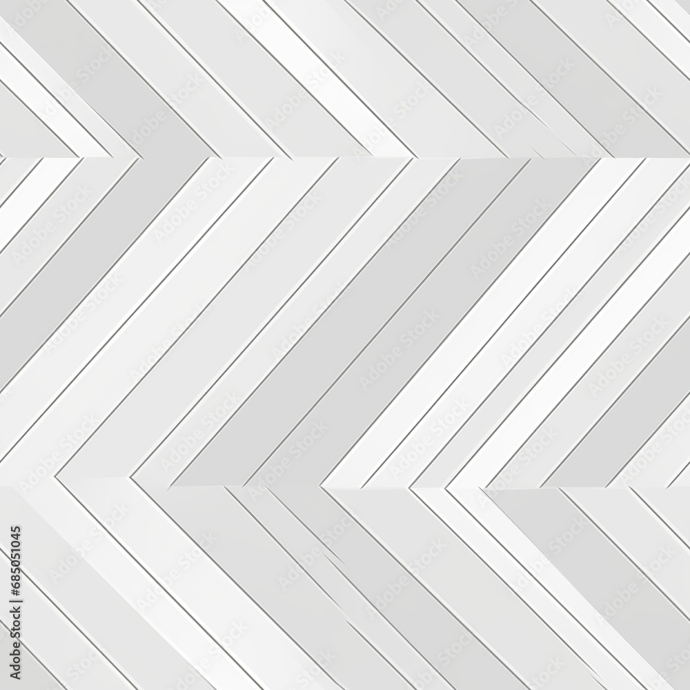 Obraz premium Abstract White Geometric Pattern with 3D Shadow Effect