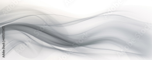 Abstract soft waiving lines smoke background in white and blue colour