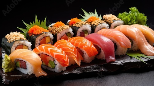 omega fish healthy food sushi illustration 3 sea, fresh diet, delicious meal omega fish healthy food sushi