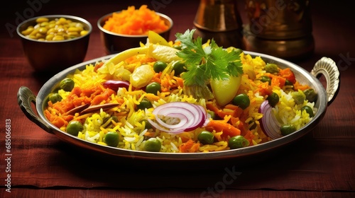 background vegetable indian food colorful illustration curry spices, masala chutney, biryani naan background vegetable indian food colorful