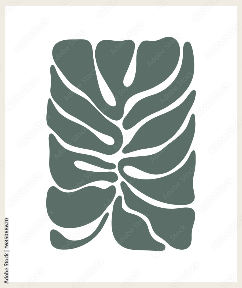 Abstract groovy floral monstera poster Y2K. Modern trendy minimalist style. Hand drawn for wallpaper, wall decor, fabric, postcard, cover, template, banner. Abstract groovy floral monstera poster Y2K. Modern trendy minimalist style. Hand drawn for wallpaper, wall decor, fabric, postcard, cover, template, banner.