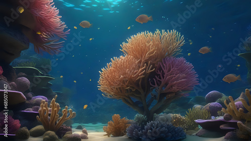 coral reef in the sea © ONE CLUB