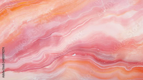 A pink and white marble