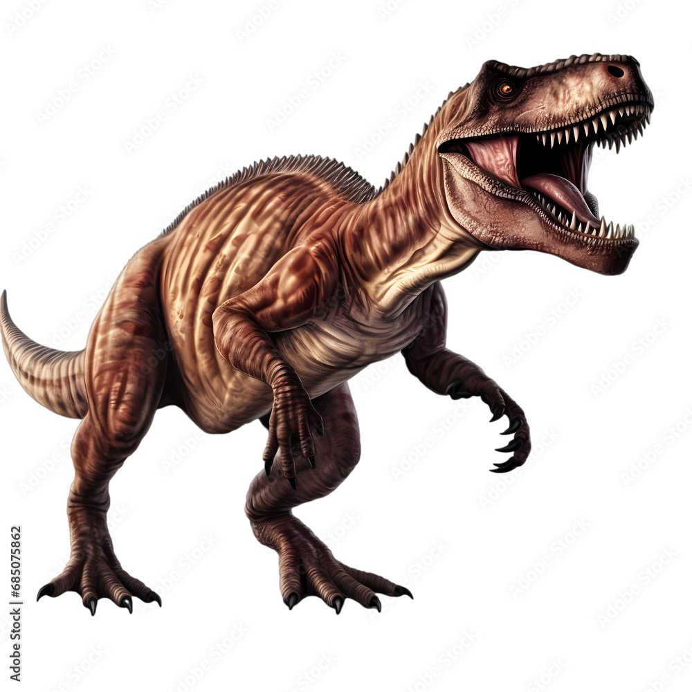 Rex dinosaur isolated on transparent background Rex dinosaur isolated on transparent background