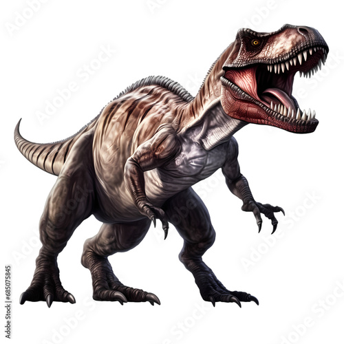 Rex dinosaur isolated on transparent background