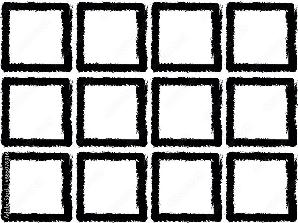 Grid sign vector icon in grunge style Grid sign vector icon in grunge style