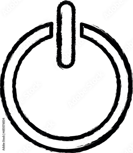 electronics store sign vector icon in grunge style