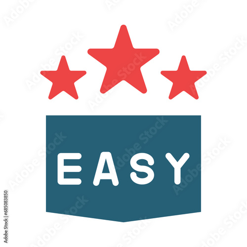Easy Glyph Two Color Icon Design