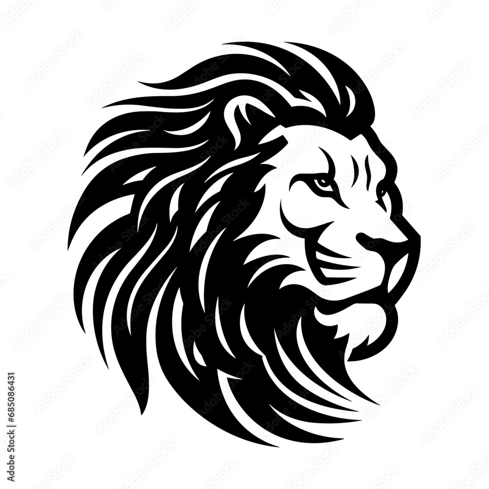 Vector Logo of Lion Head