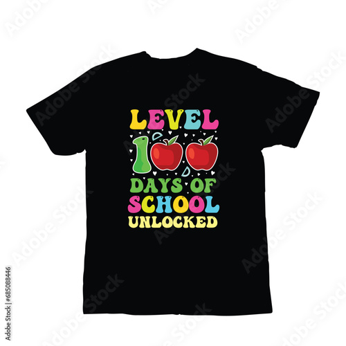 level 100 days of school unlocked t shirt design, 100 Days Smarter: Celebrating a Century of Learning