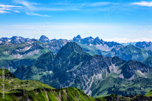 Allgäu Alps, Oberstdorf, Bavaria, Germany, Europe.