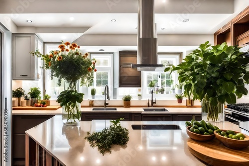 modern kitchen interior