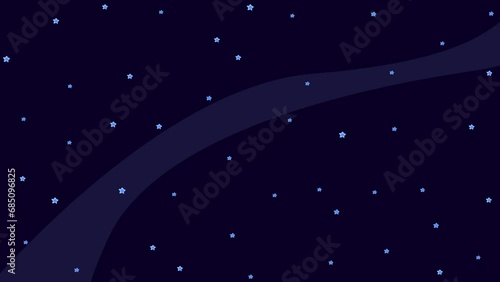 looped starry sky background. astronomy and space 2d