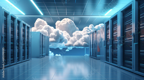 Backup cloud data service center
