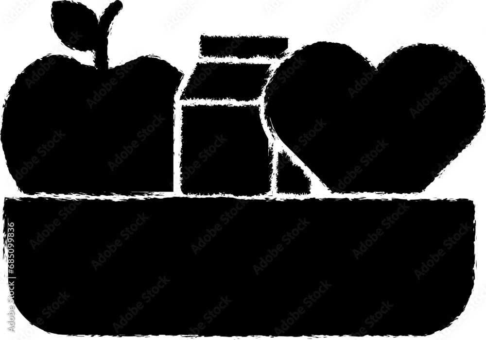 Charity, agriculture vector icon in grunge style Charity, agriculture vector icon in grunge style