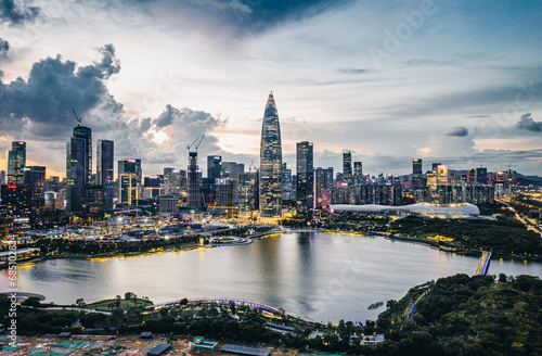 Wallpaper Mural Shenzhen Talent Park panoramic city  Torontodigital.ca