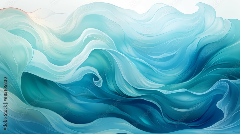 Dark Turquoise Abstract Waves Dark Turquoise Abstract Waves