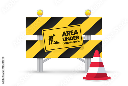 under contruction sign vector2 © AinStory