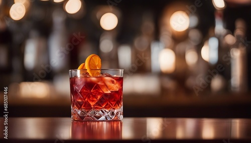 Negroni A bold negroni with equal parts gin, Campari, and vermouth