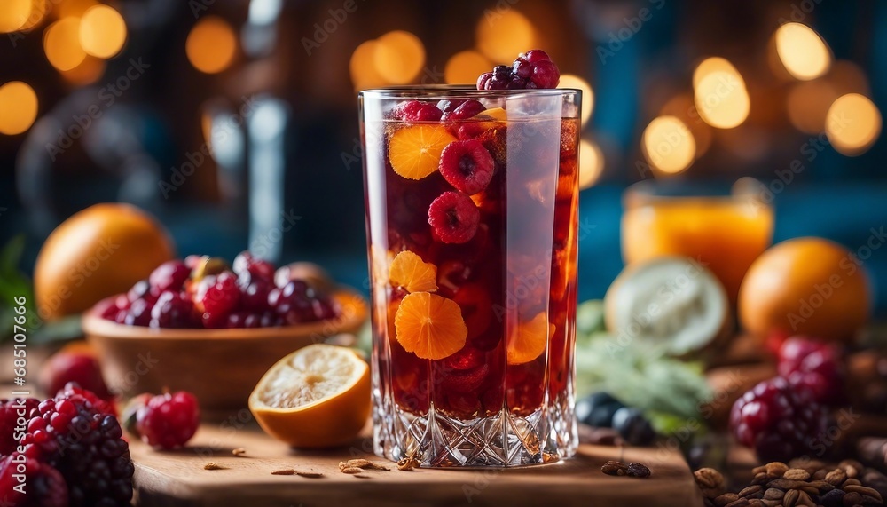 Uzvar A sweet beverage made from dried fruits, a traditional Ukrainian