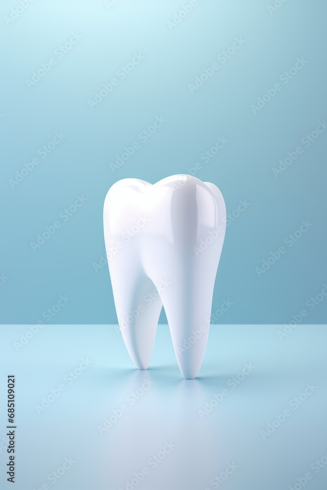Tooth on a blue background. Concept Dentistry. Tooth on a blue background. Concept Dentistry.