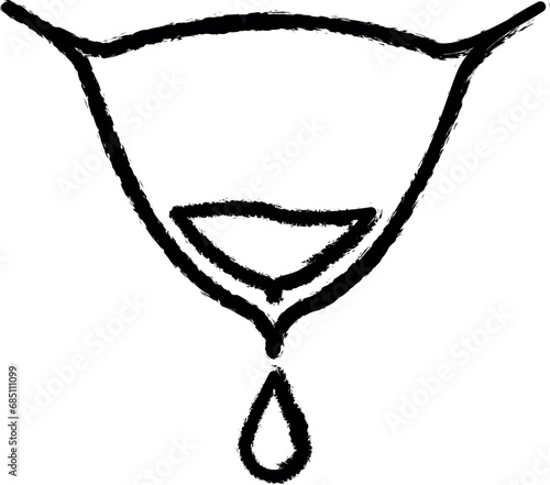 health, bladder, pain, ureter, urinary vector icon in grunge style