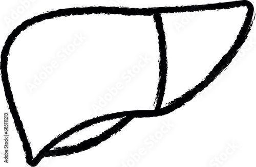 health, anatomy, detoxification, hematology vector icon in grunge style