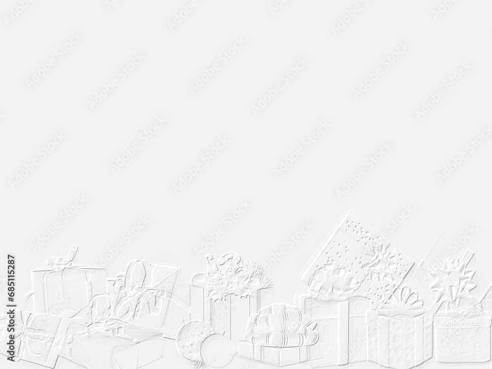 Obraz premium embossed image of gifts