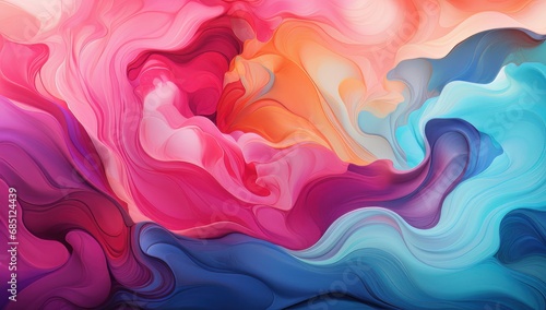 Vibrant abstract cloud forms  suitable for creative design elements or dynamic backgrounds.