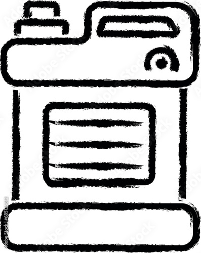 chemicals, cleaner, freeze vector icon in grunge style