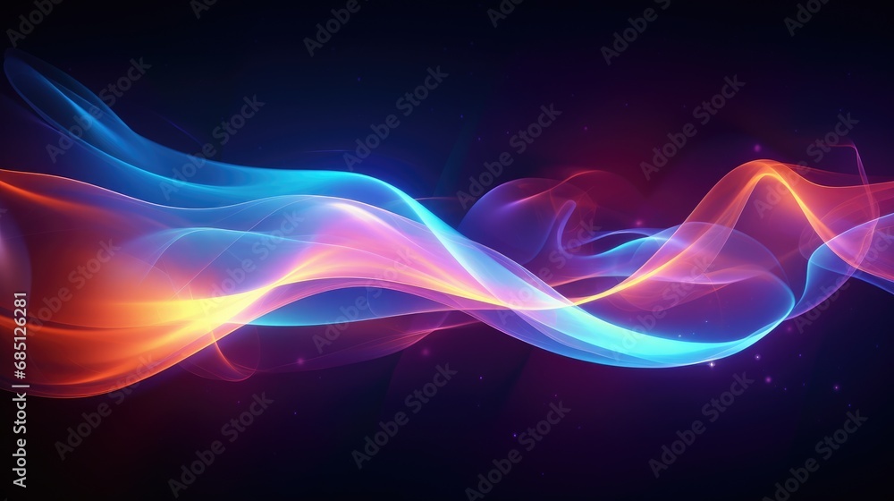 Energy Light Lines Flow Energy Light Lines Flow