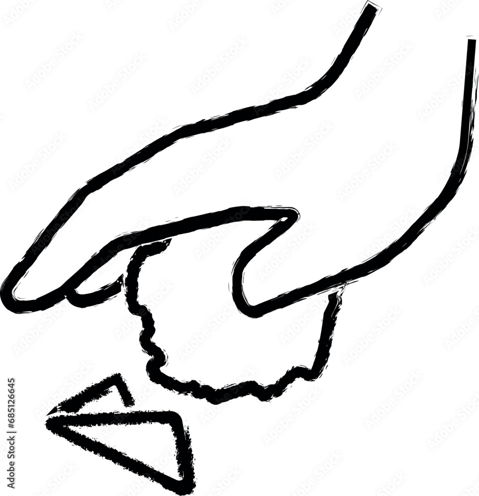 waste, recycling, hand vector icon in grunge style waste, recycling, hand vector icon in grunge style