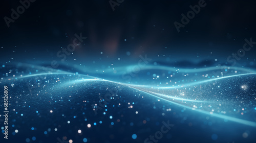 blue wave and abstract background