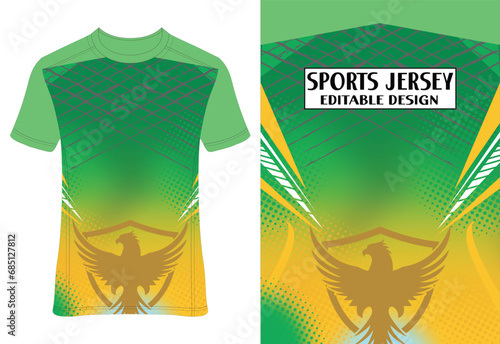 Sublimation Sports Jersey Tee Design | Athletic Apparel | Customizable Print | Performance Wear | Digital Art