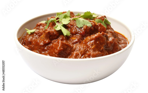 Spicy Indian Rogan Josh On Transparent Background