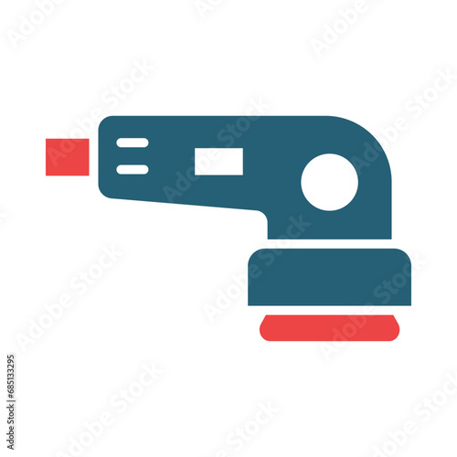 Sander Glyph Two Color Icon Design
