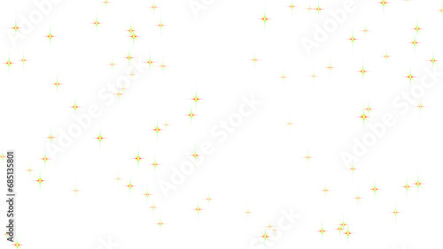 png christmas fairy star glitters on transparent background  design element