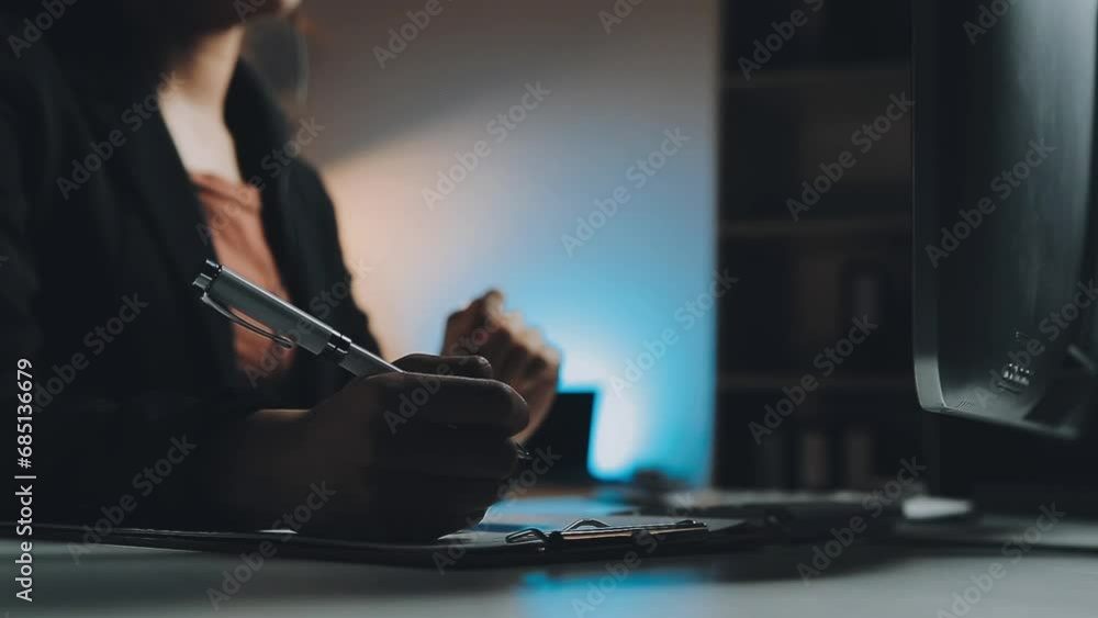 Young woman working in call centre, surrounded by colleagues. Young woman working in call centre, surrounded by colleagues.