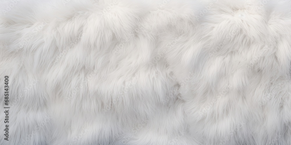 Obraz premium Background from natural fur. Animal Hair Background. Black and White Background.