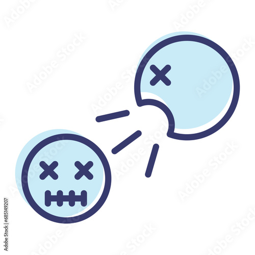 Bullying icon vector on trendy design