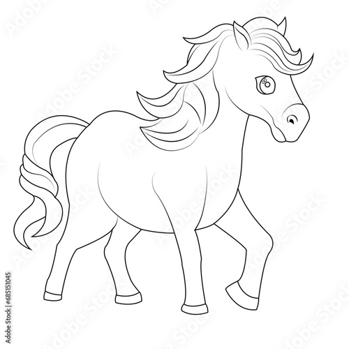 horse cartoon