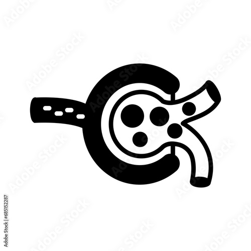 Glomerulus icon in vector. Logotype