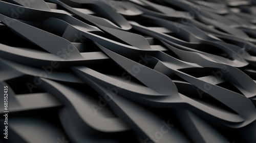 Abstract render of concrete parametric pattern Ai Generative