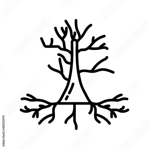 Pyramidal Cell icon in vector. Logotype