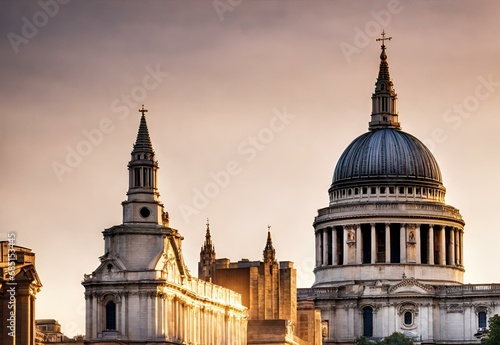 Soothing Spires: St. Paul's Cathedral in Morning Light