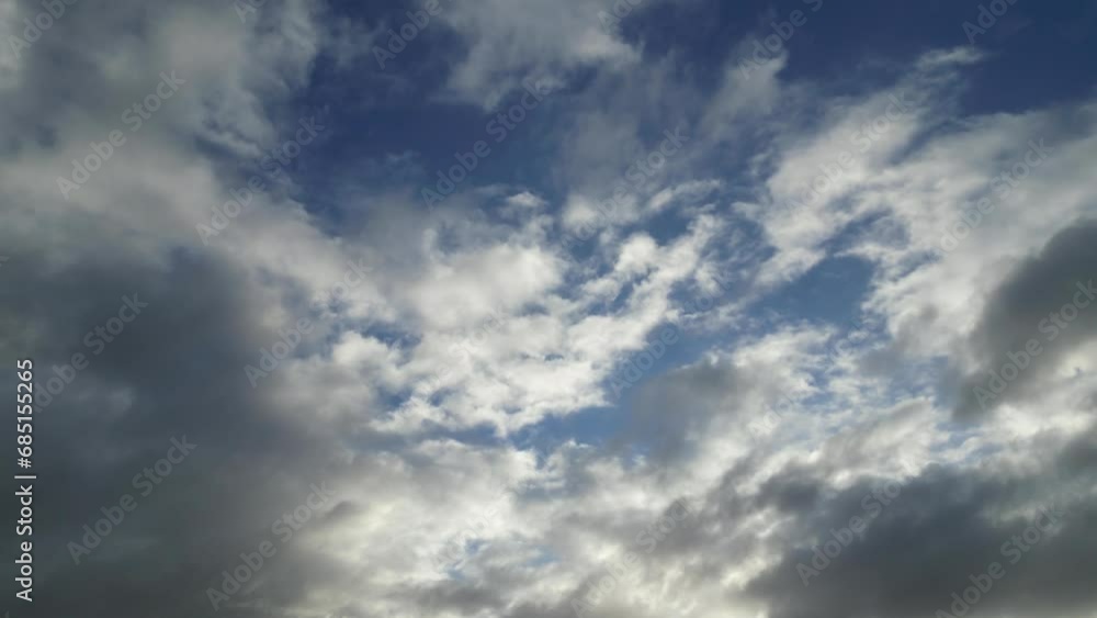 Beautiful Sky and Winter Clouds over England UK Beautiful Sky and Winter Clouds over England UK