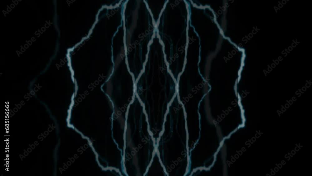 Looping Dramatic Lightning Electric Background Digital Rendering Looping Dramatic Lightning Electric Background Digital Rendering