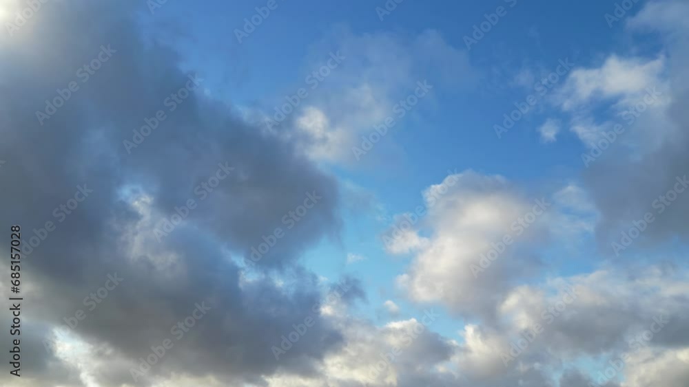 Beautiful Sky and Winter Clouds over England UK Beautiful Sky and Winter Clouds over England UK